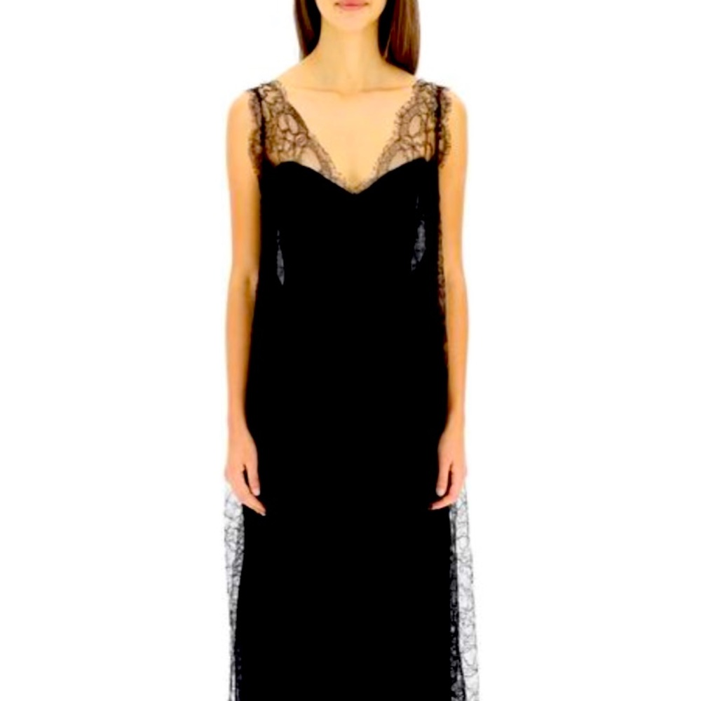 KHAITE Long Evening Dress in black.